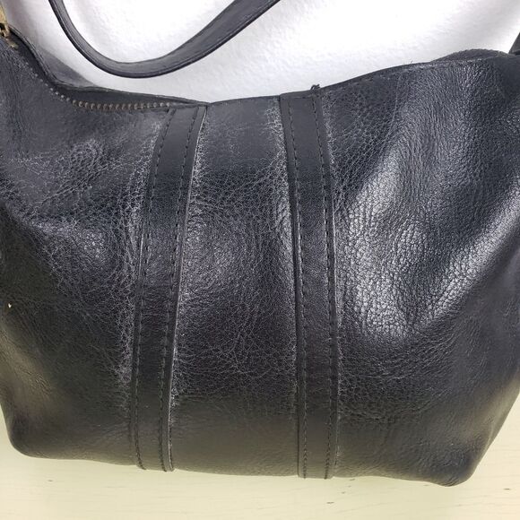 Women's Vintage Black Leather Purse - Picture 10 of 12
